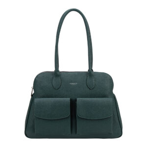 Sac à main structuré avec deux poches frontales et longues anses, signé Diana&Co.